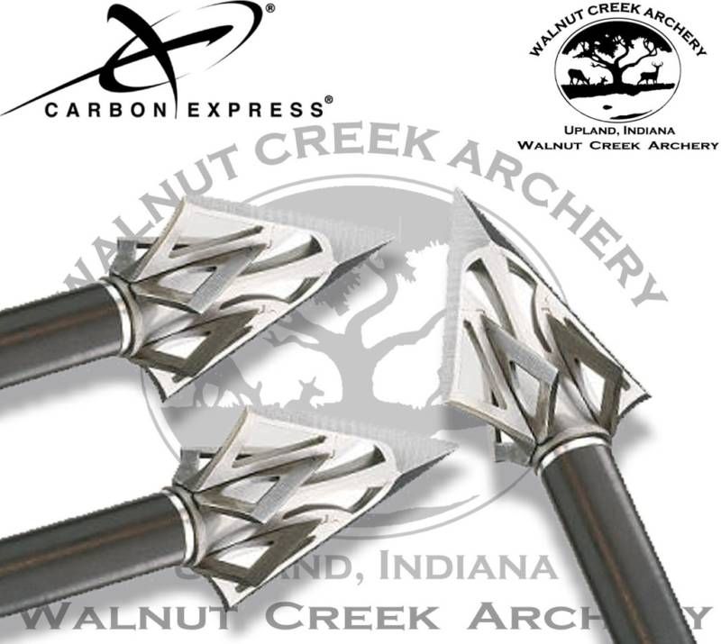 Carbon Express F 15 Fixed Dual Blade 100g 3pk Broadhead  