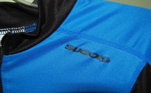 SUGOi SHORT SLEEVE BLUE BLACK CYCLING JERSEY MENS MED  