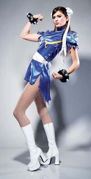 STREET FIGHTER CHUN LI   ADULT MEDIUM Costume *NEW*  