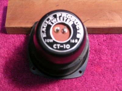 single Vintage Coral Tweeter Eagle Products 16 ohms  