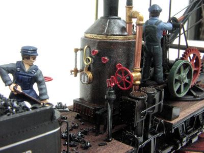 On30 SHAY powered STEAM CRANE/LOG LOADER conversion kit  