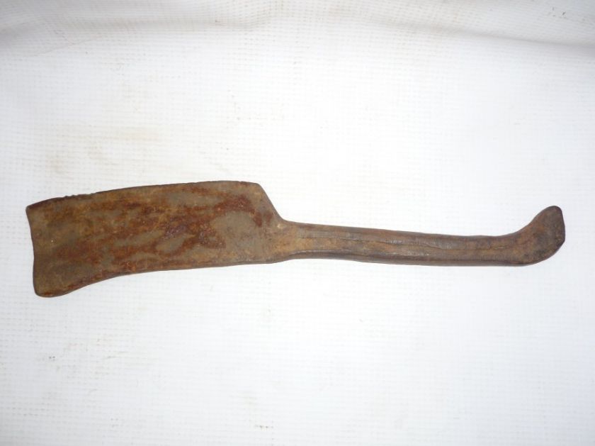 Antique Butchers Handforged Cleaver Bulgaria 19 Cntr  