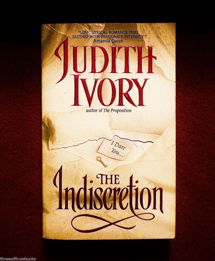 The Indiscretion by Judith Ivory (2001, Paperback) 9780380812967 