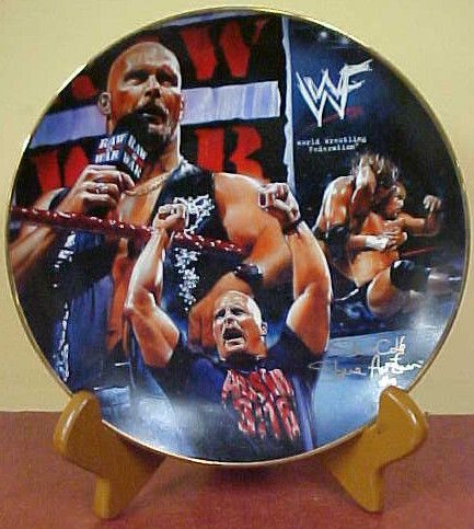 2000 The Danbury Mint Stone Cold Steve Austin Plate  