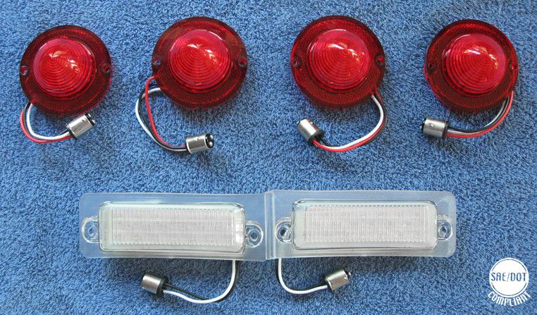 1967 67 Chevy CORVETTE LED tail lights & back up lights  