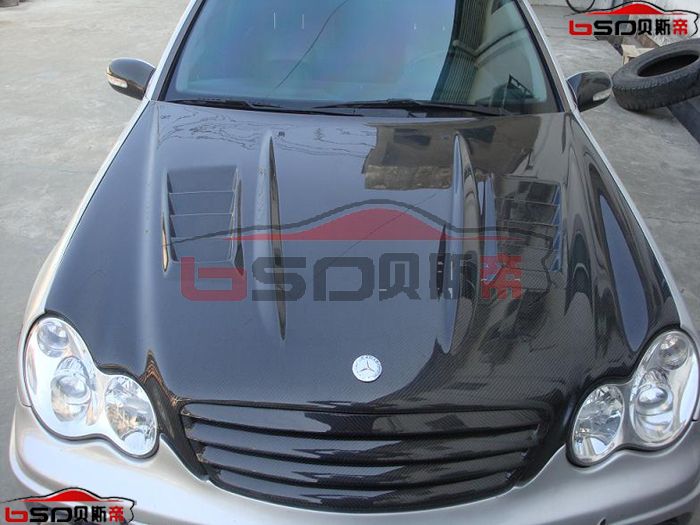 02 07 BENZ C230 C280 C320 C32 W203 CARBON FIBER GRILL  