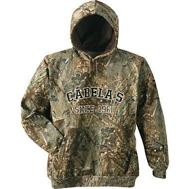 New Cabelas MOSSY OAK Duck Blind Waterfowler Hoodie NR  