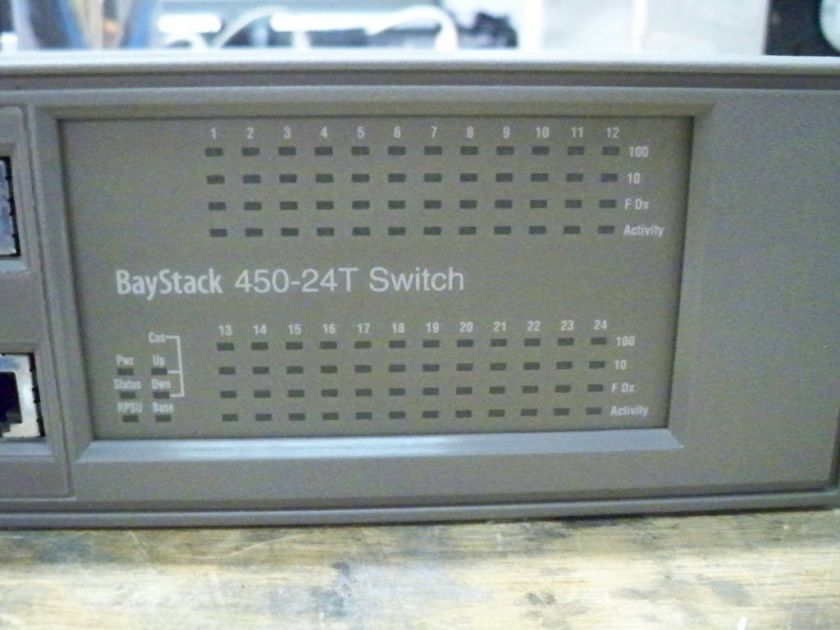 Bay Networks BayStack 450 24T 24 port switch+400 ST1  