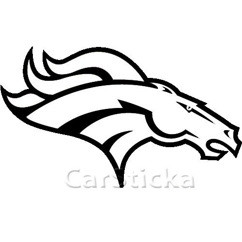 Denver Broncos logo nfl car wall vinyl sticker decal  