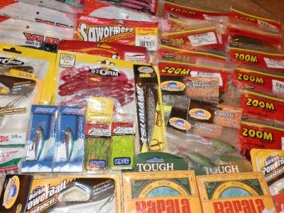   of Mixed Fishing Tackle Lures Hardbaits, Soft Plastics +++  