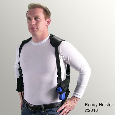 Horiz. Shoulder Holster Cimarron Model P Jr 3.5 barrel  