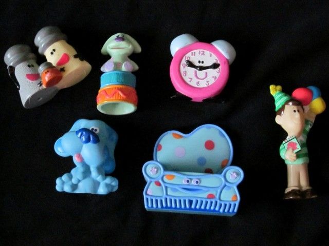 Blues Clues Room Playset w/ Figures Steve Blue Couch Salt Pepper 