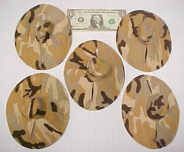 Lot 5 Greek Doll Desert Camo Safari Hats Camouflage Caps Africa Sahara 