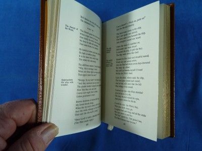 Easton Press Poems Samuel Taylor Coleridge Poetry  
