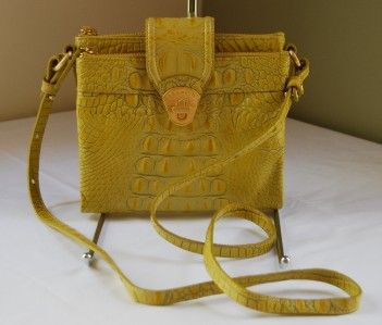 195 Brahmin Mojito Organizer Cross Body Bag Daffodil  