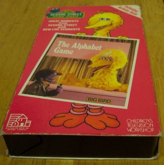 sesame street the alphabet game vhs