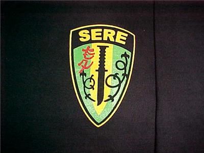 DEVGRU SEAL TEAM SERE ( SURVIVAL SCHOOL) BLACK SHIRT SZ. LARGE  