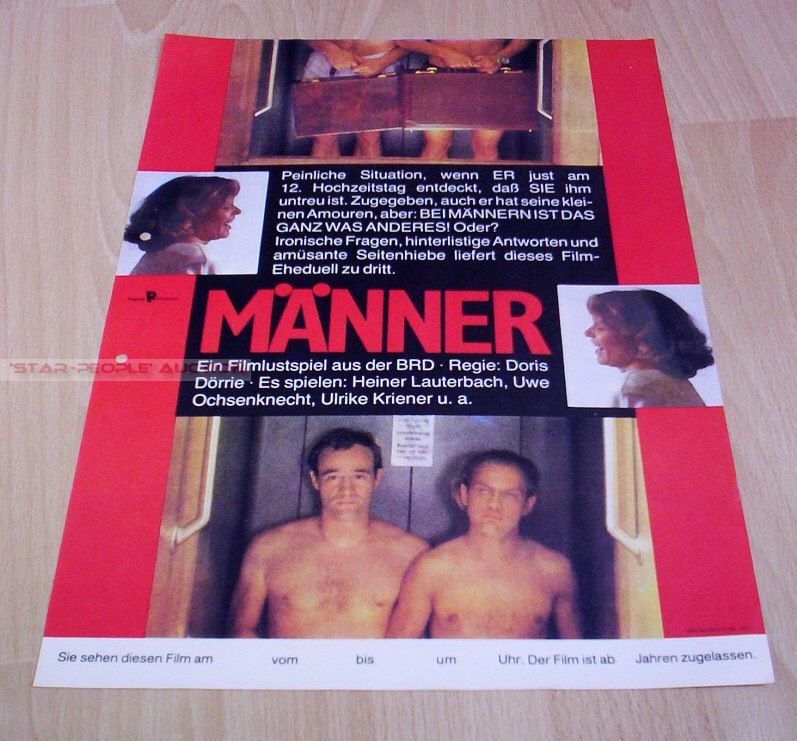 DORIS DORRIE   MÄNNER * RARE EAST GERMAN POSTER  