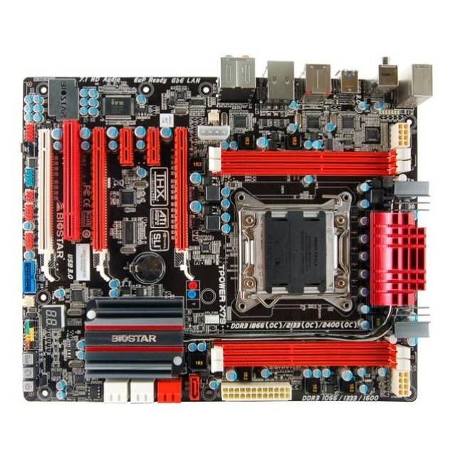 Biostar TPOWER X79 LGA2011/ Intel X79/ DDR3/4 way CrossFireX ATX 