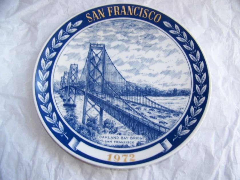 KESA Denmark Collectors Plate 1st Edition San Francisco  