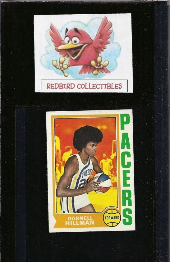 1974 75 Topps #182 Darnel Hillman PACERS  EX/MT MT  