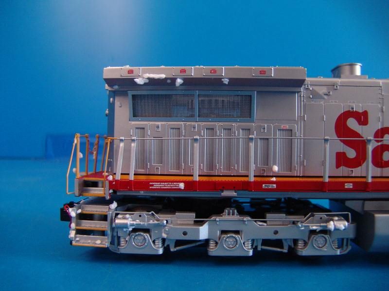 MTH O Scale Dash 9 Santa Fe Locomotive Train Diesel Engine Parts Model 