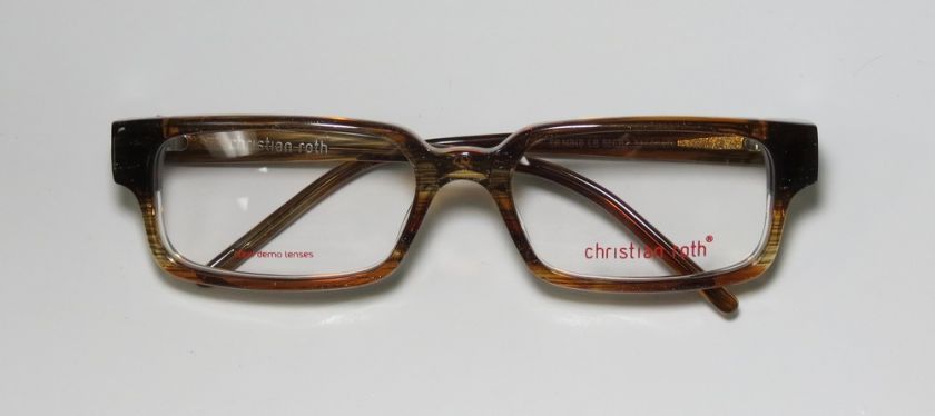 NEW CHRISTIAN ROTH 14040 53 17 130 OPHTHALMIC BROWN EYEGLASS/GLASSES 