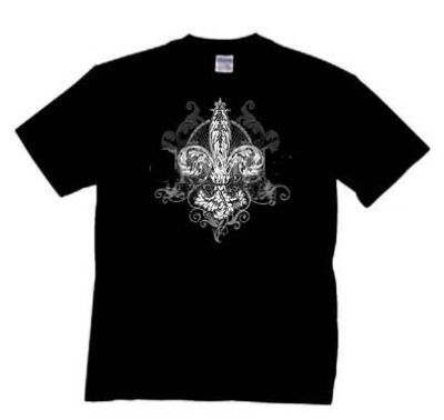 Christian T Shirt Fleur De Lis Design Inspirational  