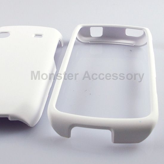 White Rubberized Hard Case Cover For Samsung Replenish  