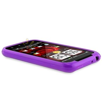   TPU Skin Rubber Hard Cover Case For HTC Droid Incredible 2/S  