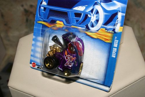 HOT WHEELS 2002 HYPER MITE PURPLE DIE CAST 1/64  