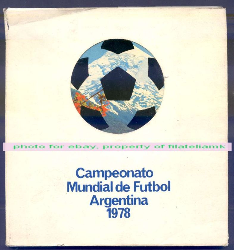 Soccer World Cup Book Argentina En Colores 1978  