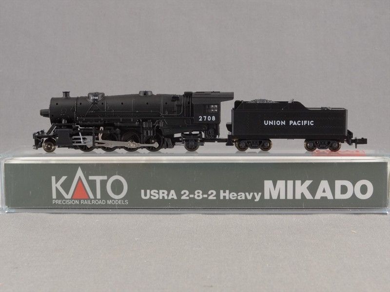 DTD   N SCALE KATO 126 0115 USRA HEAVY MIKADO UP #2708 2 8 2 STEAM 