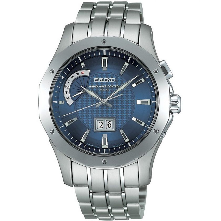 NEW Seiko BRIGHTZ Titanium Radio Wave Control Solar SAGA017 On PopScreen