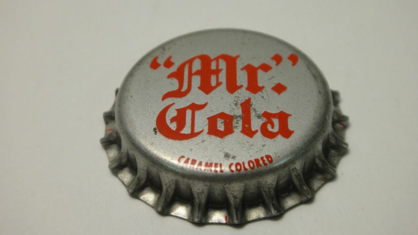 VINTAGE MR. COLA WHS BOTTLE CAP  