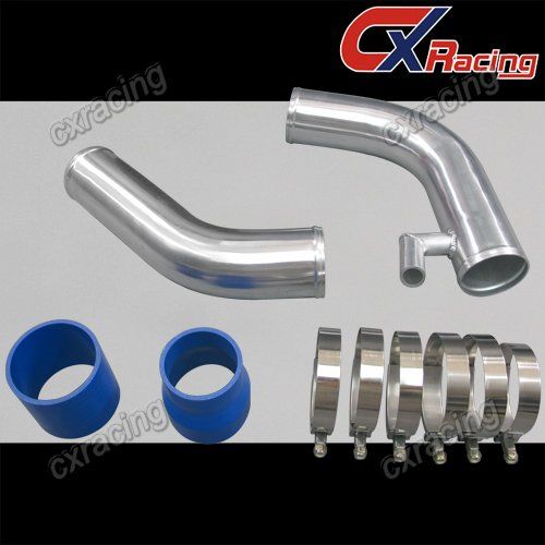 CXRACING 99 04 05 VW Jetta 1.8T Turbo 3 Cold Intake Pipe w/Air Filter 