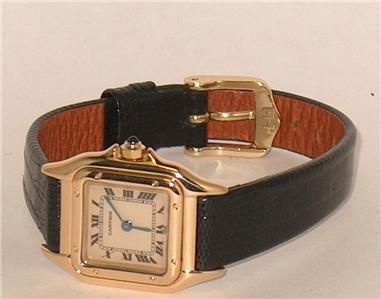  18K GOLD(NOT PLATED OR FILLED) CARTIER SWISS MADE DESIGNER WATCH 