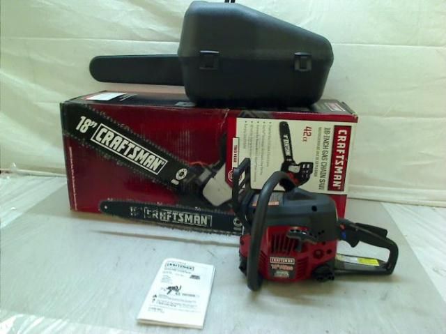 CRAFTSMAN 18IN GAS CHAINSAW 42 CC 35190 GASOLINE CHAIN SAW  