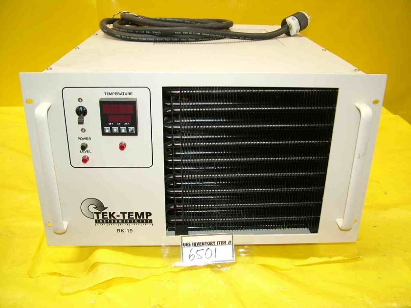 Tek Temp Rack Mount Chiller RK 19 1600 BTU working  