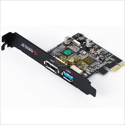 USB 3.0 + eSATA to PCI E PCI Express SuperSpeed 5Gbps Adapter Card NEC 