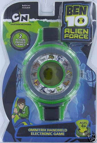 BEN 10 Alien Force Omnitrix Electronic Game Tennyson Vilgax Handheld 