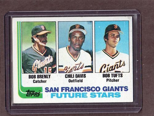 1982 TOPPS #171 GIANT RC BOB BRENLY CHILI DAVIS EX *291  