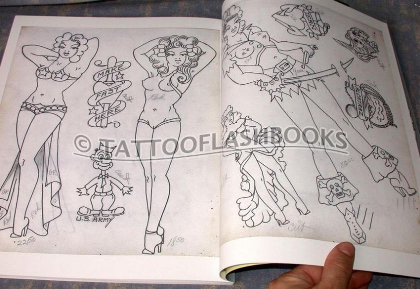 SAILOR JERRY TATTOO DRAWINGS Flash Gun Kit Machine Collins BOOK  