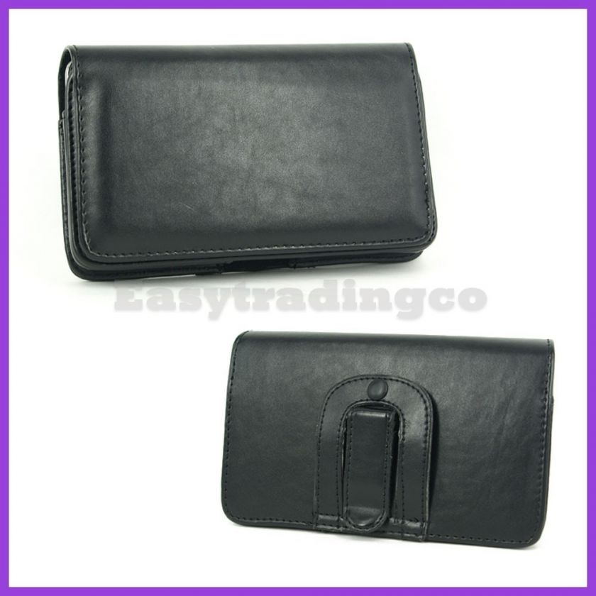   Leather Case Pouch Samsung Galaxy Note i9220 GT N7000 Belt Clip  