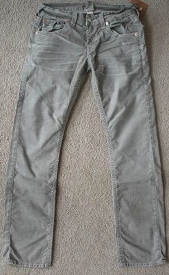 NWT True religion mens Ricky corduroy pants in RM Sage  