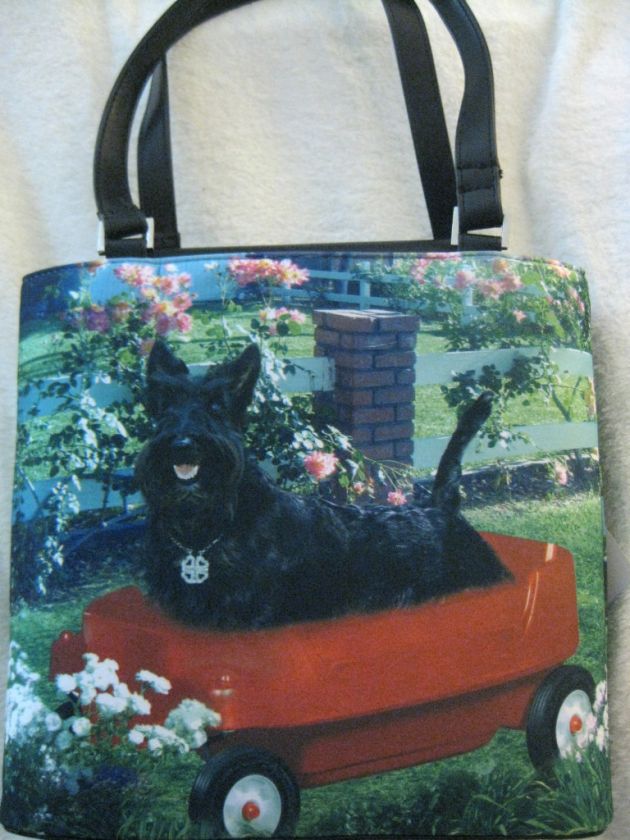 Scottie Scottish Scotty Dog Dogs Purse Handbag Wagon  