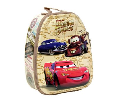 Disney Cars Mcqueen Mater Kids Backpack Lunch Box Bag  