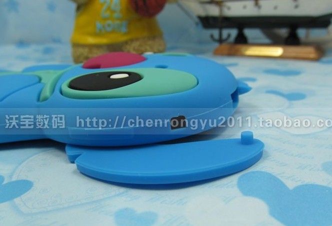 NEW Model Blue Lovely 3D Stitch Silicone Cover Case for Samsung Galaxy 