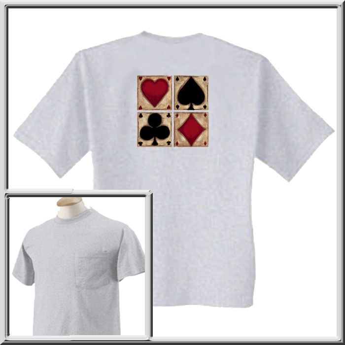 The Suits Heart Spade Club Diamond Shirt S 2X,3X,4X,5X  