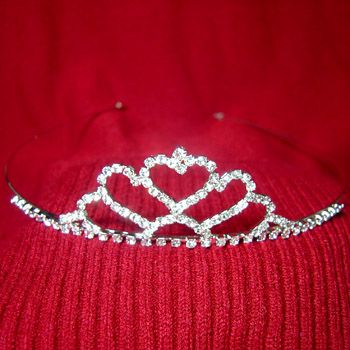   SHIPPING rhinestone crystal crown tiara headband wedding bridal  